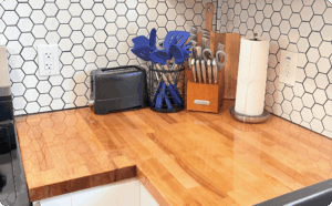 Cleaning Wipe Down Kitchen Counter